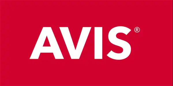 Avis car rental logo.