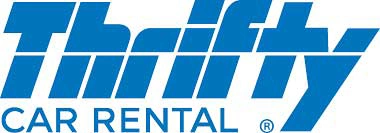 Thrifty car rental logo.